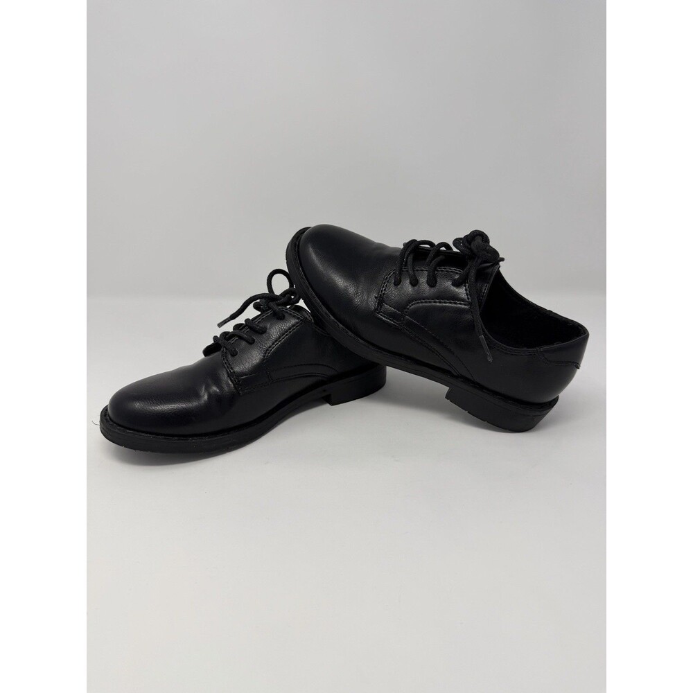 Children’s Place Boy’s Black Lace Up Dress Shoes Loafers Size 3